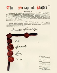 Der Fetzen Papier, 1919 von Unbekannt