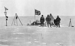 Das Shackleton-Lager, Antarktis, Weihnachtstag, 1908