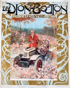 Der Rutsch, Illustration aus der Zeitschrift Le De Dion-Bouton, 1909
