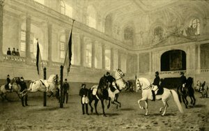 Die Spanische Hofreitschule, Wien, Österreich, um 1935 von Unbekannt