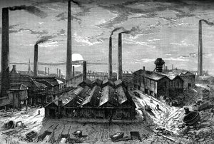 Die St Rollox Chemiewerke, Glasgow, ca. 1880