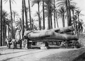 Die Statue von Ramses II., Kairo, Ägypten, ca. 1920er Jahre von Unbekannt