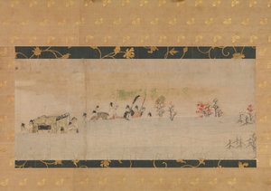 Die Geschichte von Sumiyoshi Sumiyoshi monogatari emaki, spätes 13. Jahrhundert