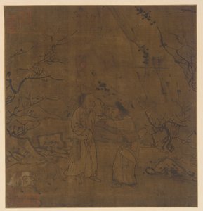 Der tränenreiche Abschied von Su Wu und Li Ling, Ming-Dynastie, 1368-1644 von Unbekannt