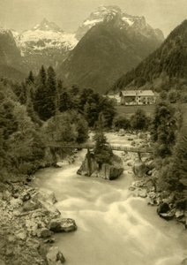 Der Teufelssteg, Lofer, Österreich, ca. 1935 von Unbekannt