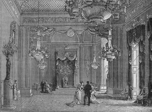 Der Thronsaal, Buckingham Palace, Westminster, London
