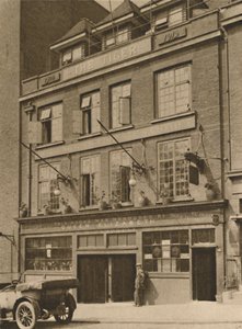 Die Tiger Taverne am Tower Hill, um 1935 von Unbekannt