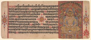 Der Tirthankara Adinatha Risabha, 1500 von Unbekannt