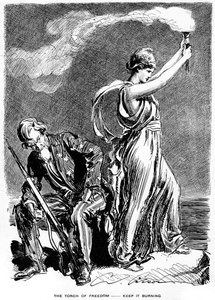Die Fackel der Freiheit, halte sie brennend, 1916