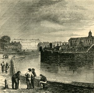 Der Burggraben, ca. 1872 von Unbekannt