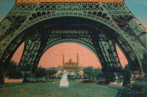Das Trocadéro unter dem Eiffelturm, Paris, um 1920 von Unbekannt