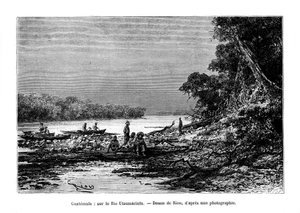 Der Usumacinta-Fluss, südöstliches Mexiko und nordwestliches Guatemala, 19. Jahrhundert von Unbekannt