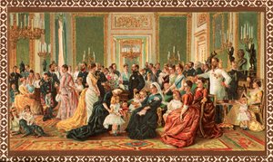 Die viktorianische königliche Familie, 1887 von Unbekannt