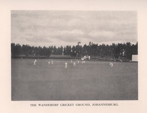 Das Wanderers Cricket Ground, Johannesburg, Südafrika, 1912