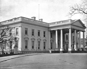 Das Weiße Haus, Washington DC, USA, um 1900