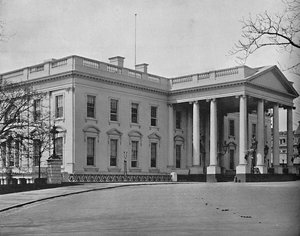 Das Weiße Haus, Washington D.C., ca. 1897