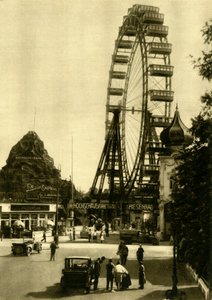 Das Wiener Riesenrad, Wien, Österreich, ca. 1935