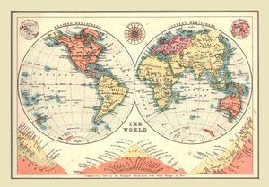 Die Welt in Hemisphären, 1902