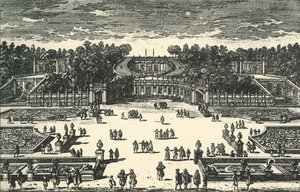 Das Amphitheater der Villa Pamphili