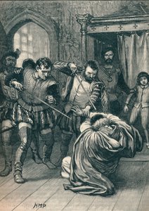 Die Ermordung von Kardinal Beaton, 1546, 1905