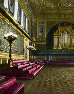 Der Ballsaal, Buckingham Palace, London, späte 19. oder frühe 20. Jahrhundert von Unbekannt