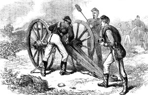 Die Schlacht von Chancellorsville, Virginia, Amerikanischer Bürgerkrieg, 1863 von Unbekannt