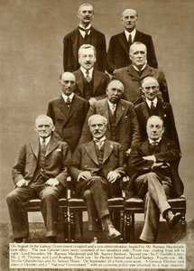 Das Kabinett von Ramsay MacDonald, 1931, 1935 von Unbekannt