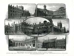 Die Colleges der Universität Oxford, 1895