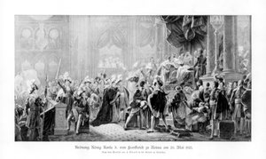 Die Krönung von König Karl X. von Frankreich, Reims, 20. Mai 1825 von Unbekannt
