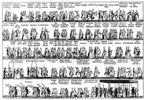 Die Krönungsprozession von George II, 1727, ca. 1905 von Unbekannt