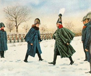 Der Austausch von Blücher gegen den französischen Marschall Victor, 20. Februar 1807, 1936 von Unbekannt