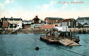 Die Fähre in Littlehampton, West Sussex, 1907