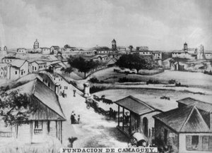 Die Gründung von Camagüey, Kuba, ca. 1910