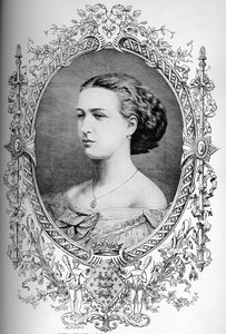 Die zukünftige Königin Alexandra zur Zeit ihrer Hochzeit, ca. 1863 von Unbekannt