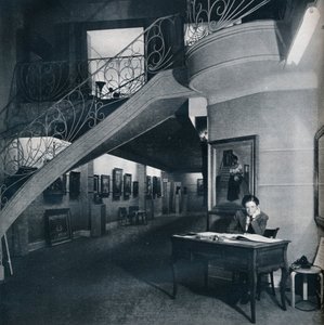 Das Erdgeschoss der Galerie des American-British Art Center, ca. 1941