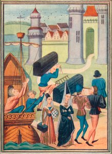 Die Landung der Lady de Coucy in Boulogne, 1399, 1905