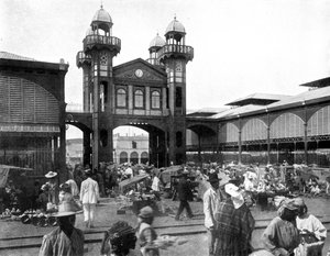 Der Marktplatz, Port-au-Prince, Haiti, 1926