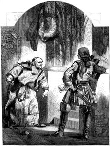 Das Treffen zwischen Kardinal Giulio Alberoni und Oberst Stanhope, 18. Jahrhundert 19. Jahrhundert von Unbekannt