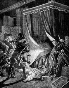 Die Ermordung von Zar Paul I. von Russland, März 1801, 1882-1884 von Unbekannt