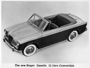 Der neue Singer Gazelle 1,5 Liter Cabriolet, ca. 1956-1958