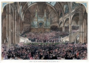 Die Eröffnung des neuen Alexandra Palace, Muswell Hill, 1. Mai 1875 von Unbekannt