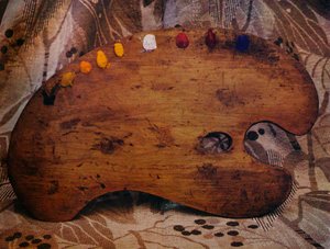 Die Palette von Philip Alexius de László, 1934