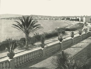 Das Panorama von La Croisette, Cannes, Frankreich, 1895 von Unbekannt