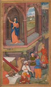 Der Geburtsort Jesu, aus einem Mirat al-quds von Pater Jerome Xavier, 1602-1604 von Unbekannt
