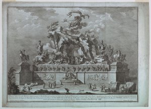 Die Darstellung des Ätna mit der Schmiede des Vulkan