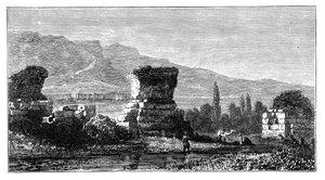 Die Ruinen von Sardis, Lydien, Türkei, um 1890
