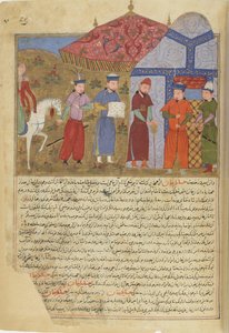 Die Belagerung von Peking. Miniatur aus Jami al-tawarikh Universalgeschichte, ca. 1430 von Unbekannt