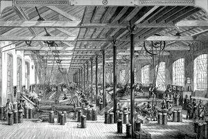 Der Spinnraum in den Shadwell-Seilwerken, ca. 1880
