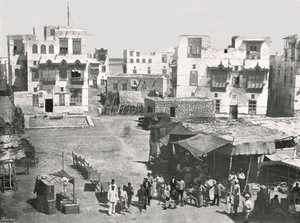 Die Straße des Postamts, Suakin, Sudan, 1895 von Unbekannt