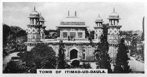 Das Grabmal von Itimad-Ud-Daula, Agra, Indien, ca. 1925